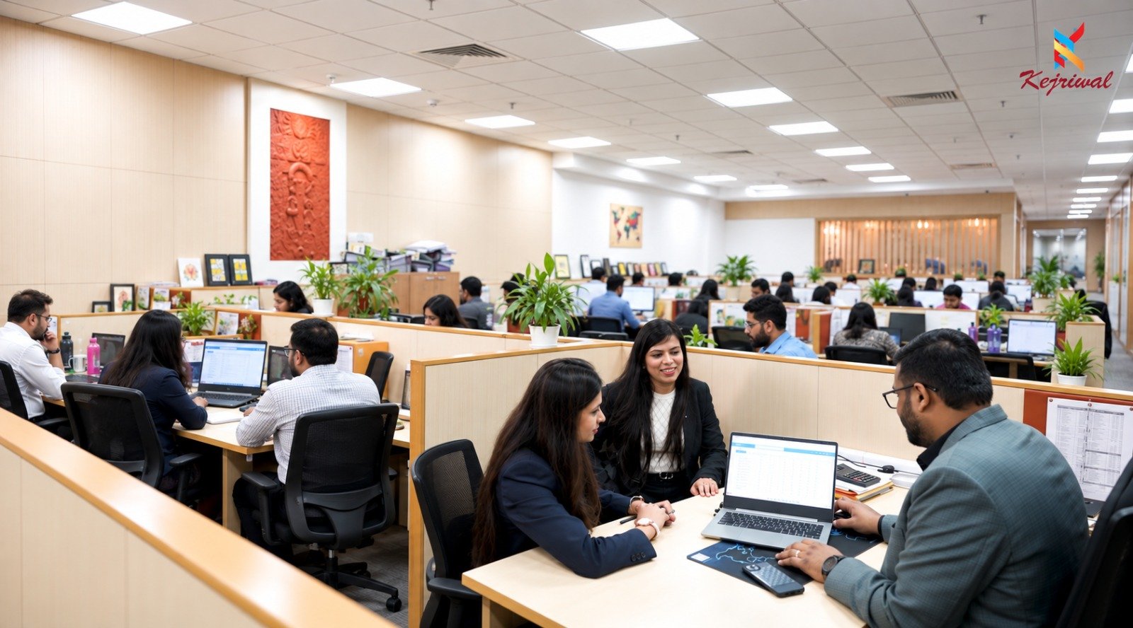 Kejriwal Castings corporate office interior in Kolkata